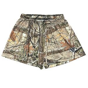 RF Wear Brown Camo Lightweight Training Shorts Men's Medium